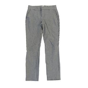 Gap Navy & White Gingham Check Skinny Ankle Pants – Size 4